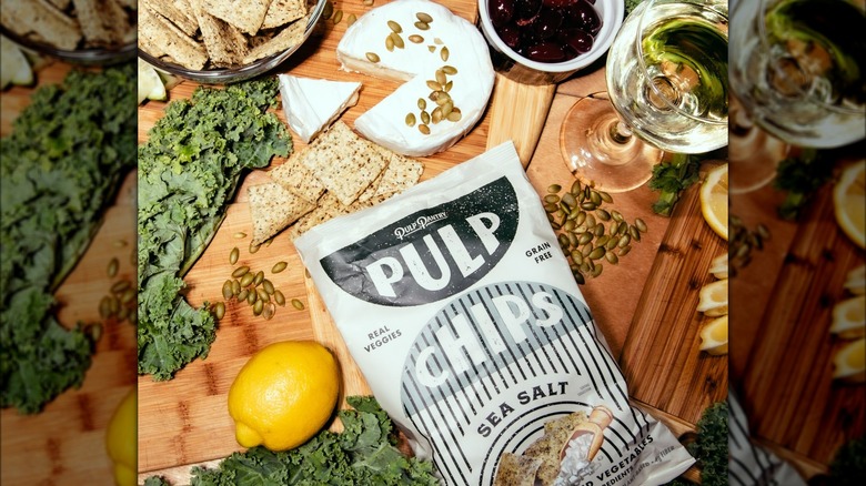 Pulp Pantry chips and toppings