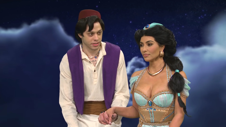 Pete Davidson and Kim Kardashian SNL