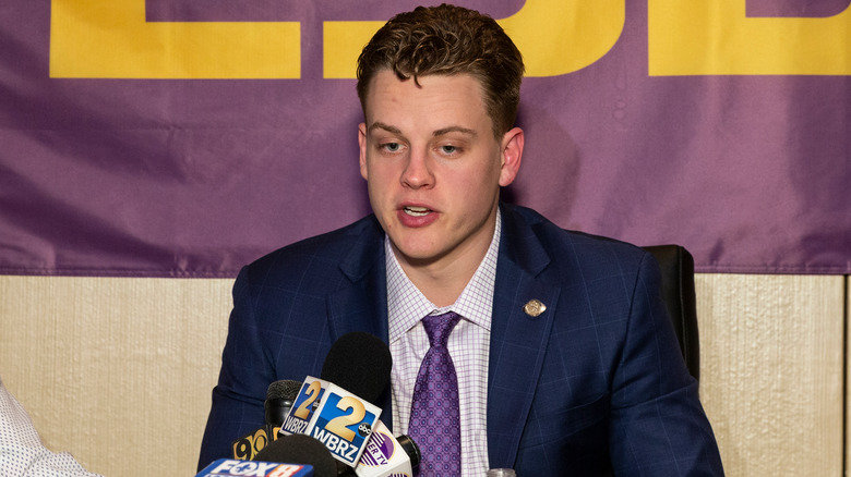 Joe Burrow at LSU press conference