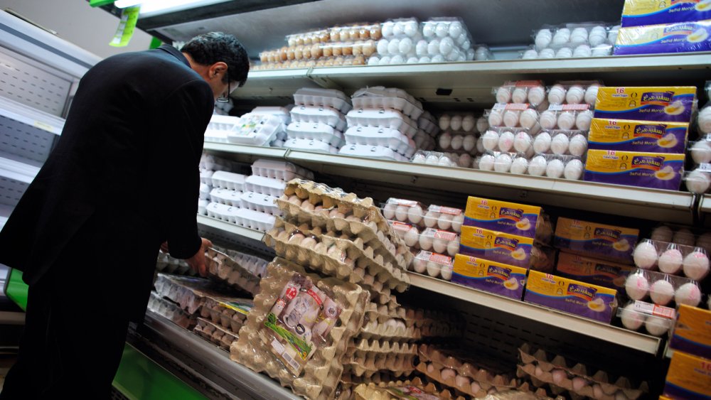 buying eggs