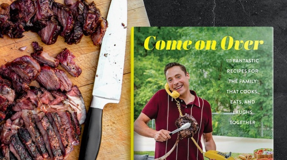 Come on Over cookbook with meat