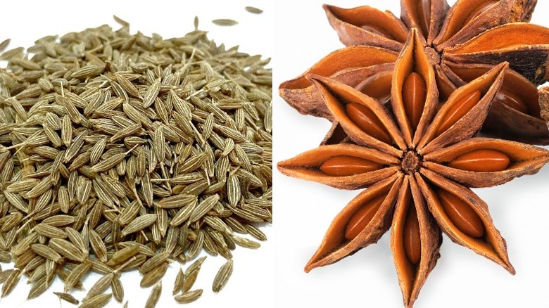 Anise seed with star anise