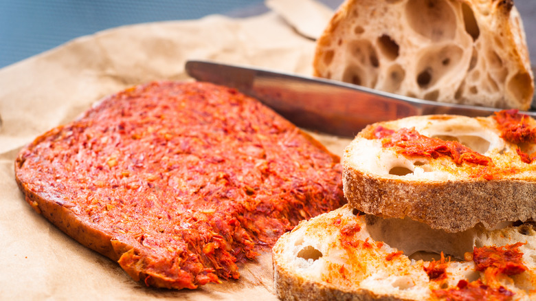 'nduja on bread