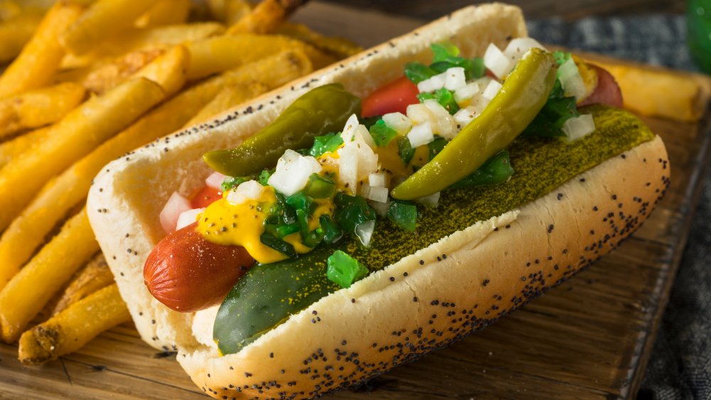 Chicago hot dog