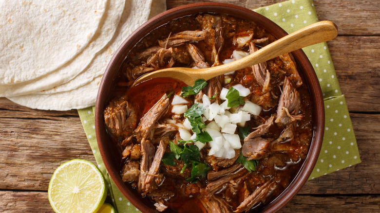 Authentic Mexican birria