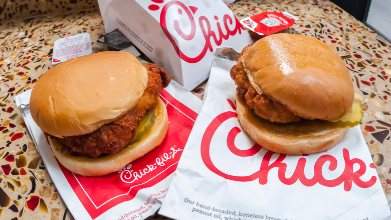 Chick-fil-A chicken sandwiches