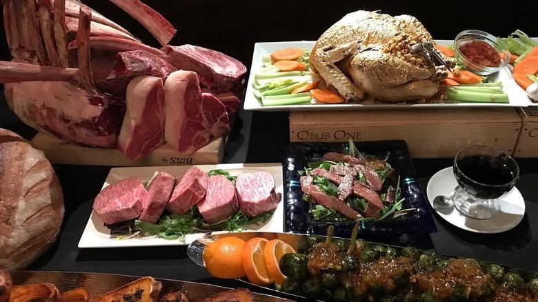 Old Homestead Steakhouse's Thanksgiving dinner