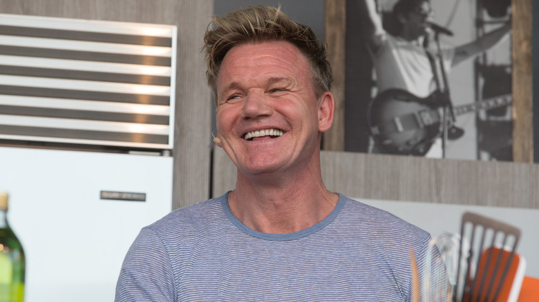 Gordon Ramsay smiling