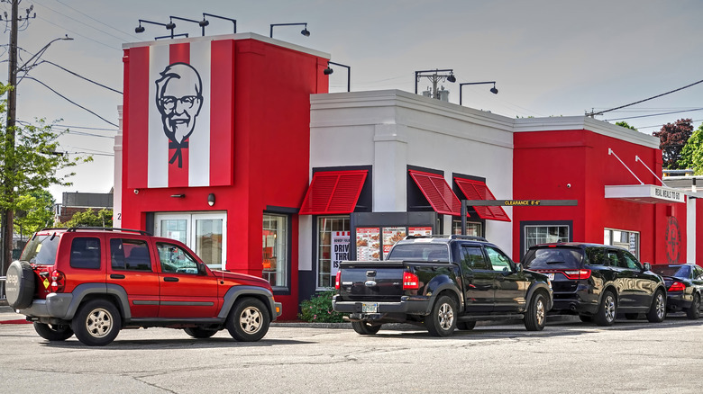 KFC drive through