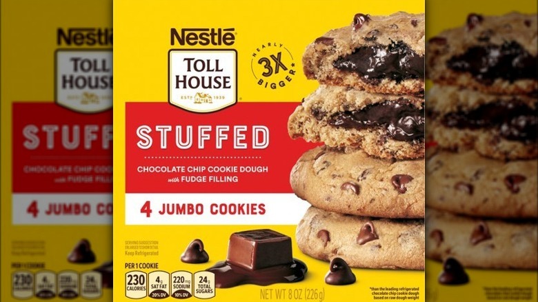 NESTLÉ® TOLL HOUSE® STUFFED Chocolate Chip Cookie Dough with Fudge Filling