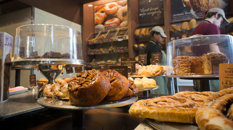 pastry counter at panera bread