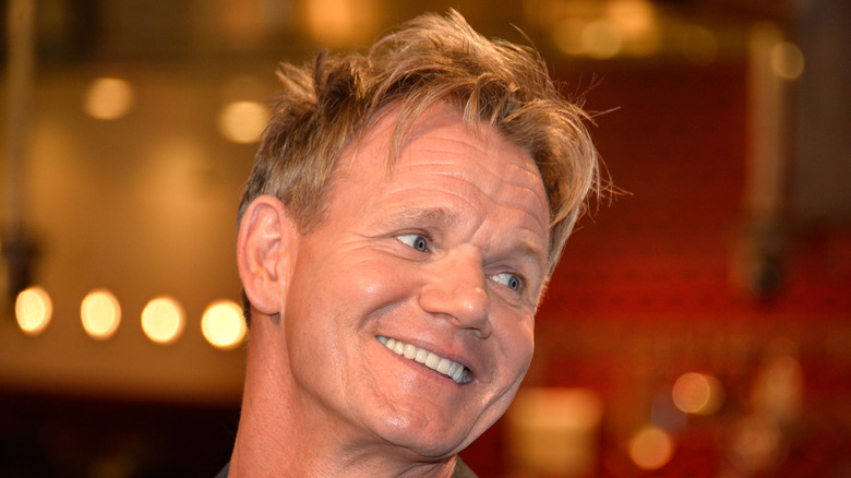 Gordon Ramsay smiling