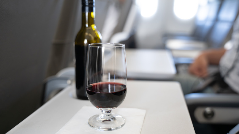 Airplane wine