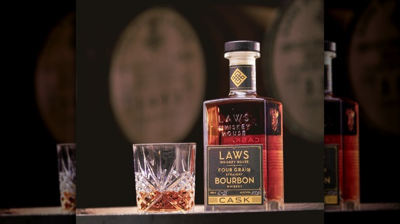 Laws cask strength bourbon whiskey 