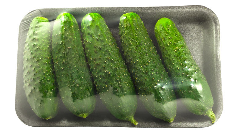 Packaged cucumbers