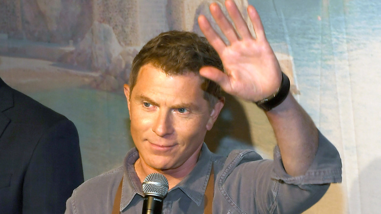 Bobby Flay waving