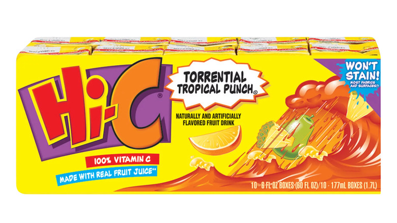 tropical punch juice box