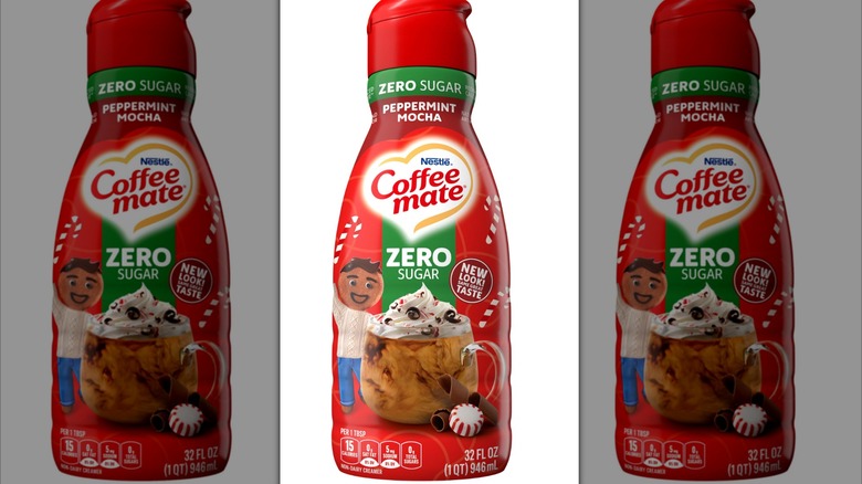 Coffee Mate zero sugar creamer bottle