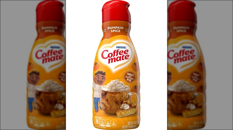 Coffee mate pumpkin spice creamer bottle