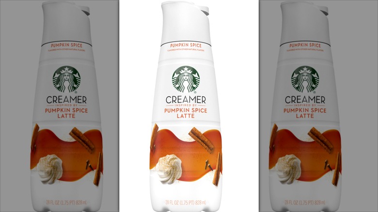 Starbucks pumpkin spice creamer bottle