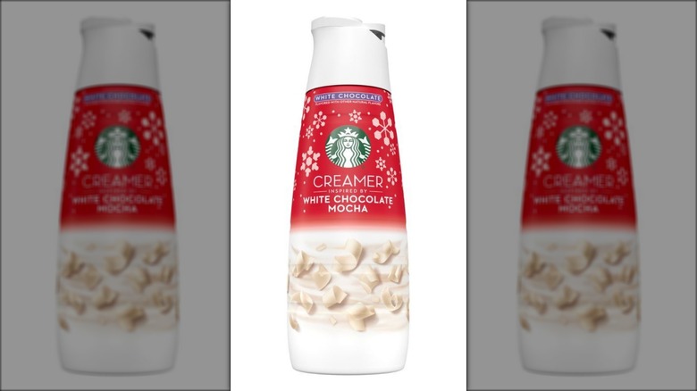 Starbucks white chocolate creamer bottle