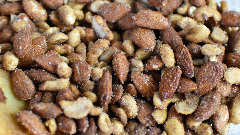 nuts coated in sugar