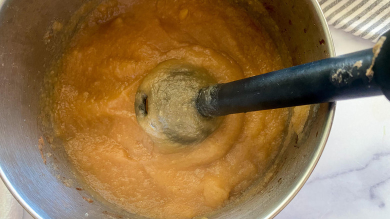 immersion blender in applesauce