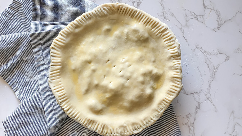 unbaked pot pie