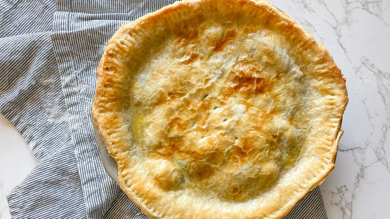 cooked pot pie