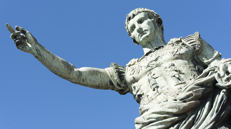 A statue of Julius Caesar