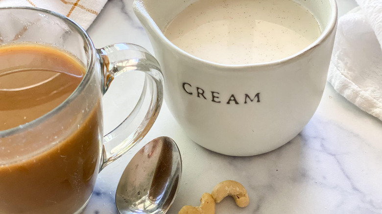 cashew coffee creamer