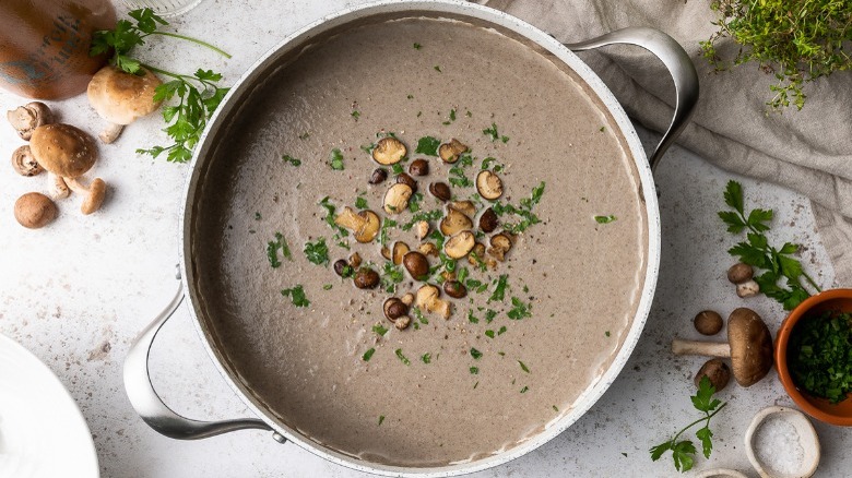 homemade cream of mushroom soup