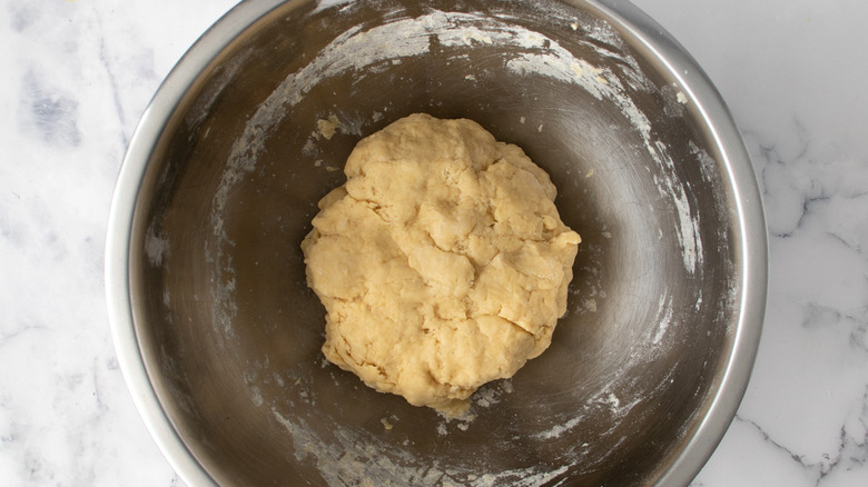 empanada dough ball in bowl