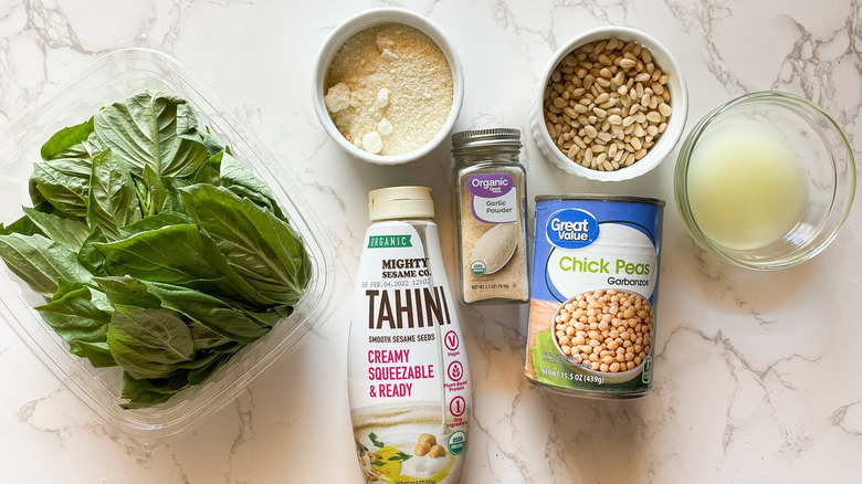 pesto hummus ingredients