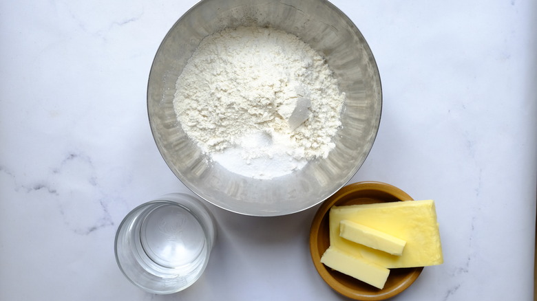 ingredients for homemade puff pastry