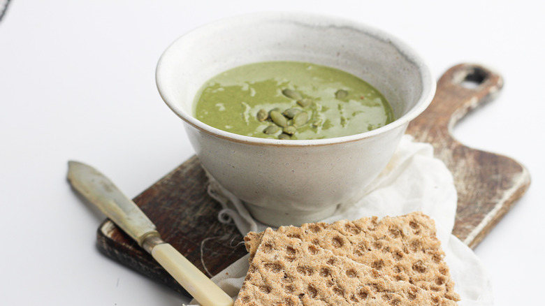 pumpkin seed butter in a bowl