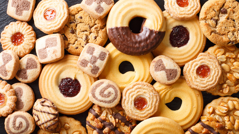 a selection of cookies