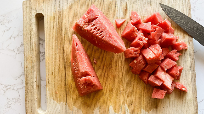 watermelon cubes