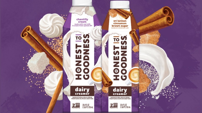 Honest to Goodness new dairy creamers