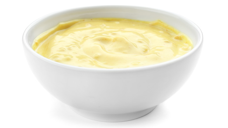 aioli with mustard in bowl