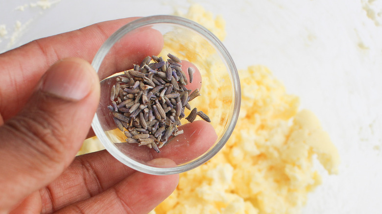 Culinary lavender to be included in butter