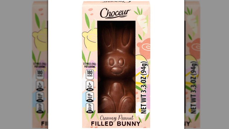 peanut butter filled chocolate bunny