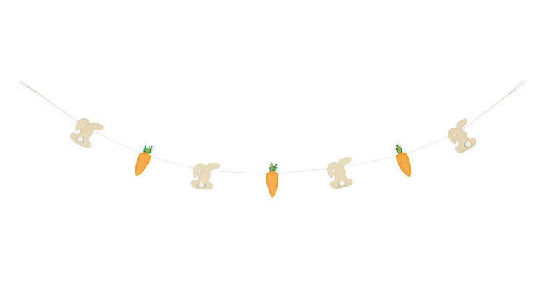 bunny and carrot easter garland