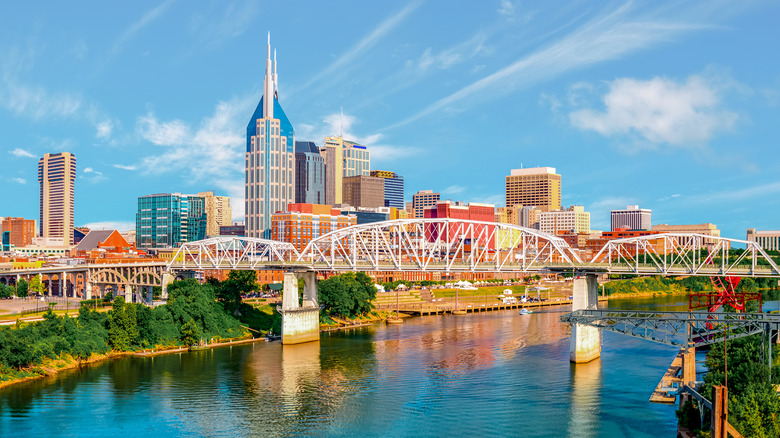 Panoramic view of Nashville 