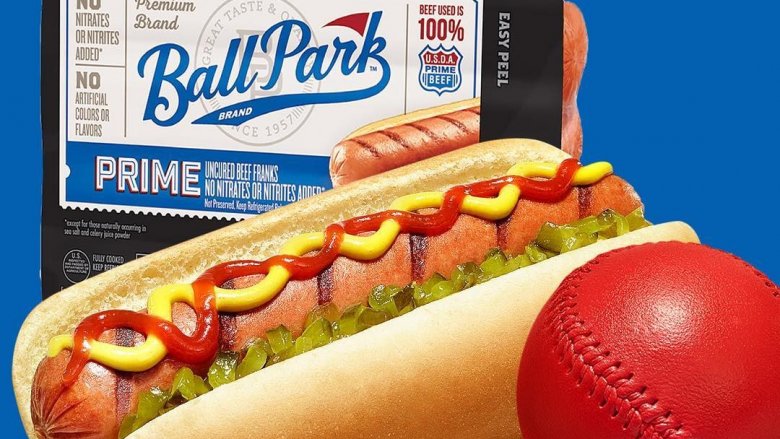 ball park hot dogs