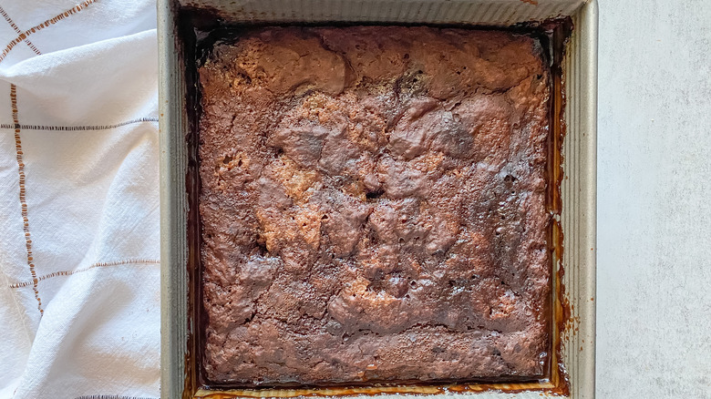 baked hot fudge cake