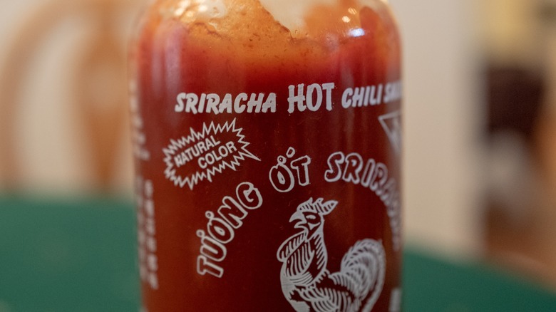 Sriracha hot sauce 