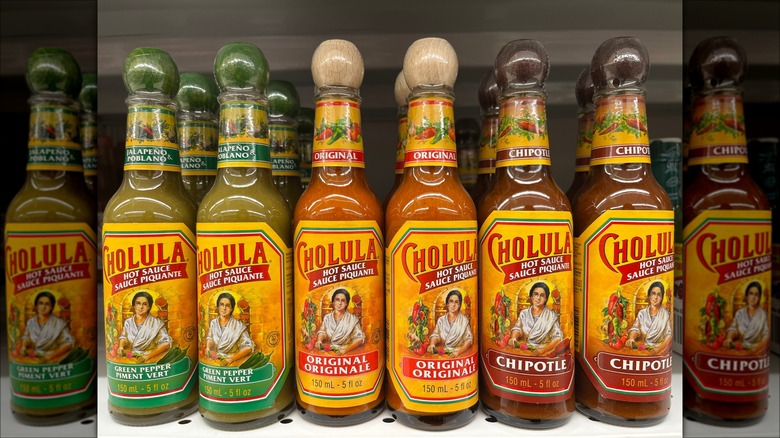 Cholula hot sauces