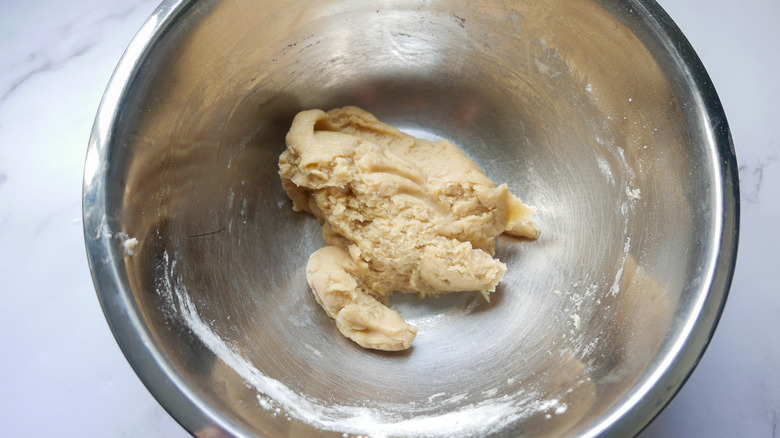 pastry dough in bowl 