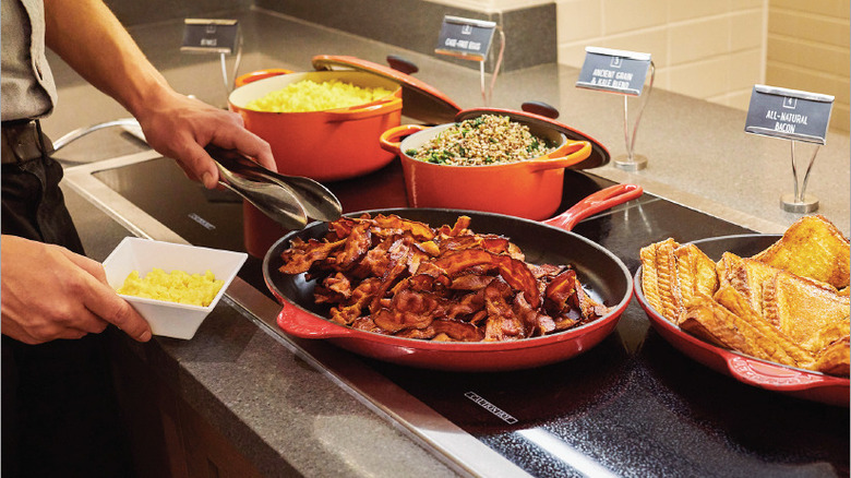 hyatt place breakfast buffet pans